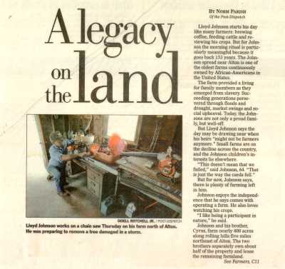 Stl. Post Dispatch Article, 2003, part 2 Stl. Post Dispatch Article, 2003, part 2