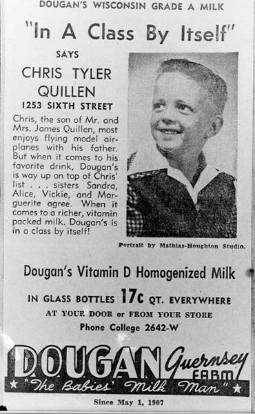 Dougan's Newspaper Ad