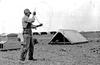 John Jeckel Working on Hog Farm, 1953