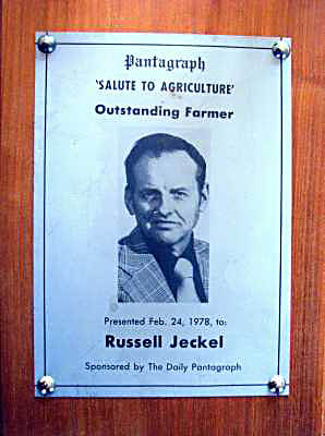 Outstanding Farmer Award Outstanding Farmer Award