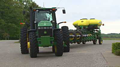 Tractor and Planter for No-Till