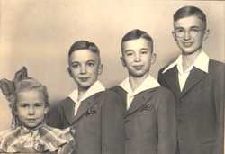 The Shuman Children, Janet, Paul, John, and Charles