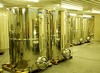 Vats Holding Wine in Production