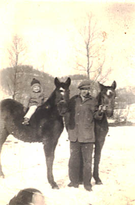 Orion Samuelson on Horseback