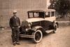 Leroy Weineke and Model A, 1952