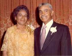 Mr. and Mrs. Cyrus Johnson&#39;s 50th Wedding Anniversary, 1972