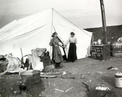 Tent Housing Railroad Workers